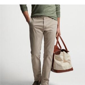 Peter Millar crown sport EB66 5-Pocket Pant,size 40NWT $160 (40x30) KHAKI/beige